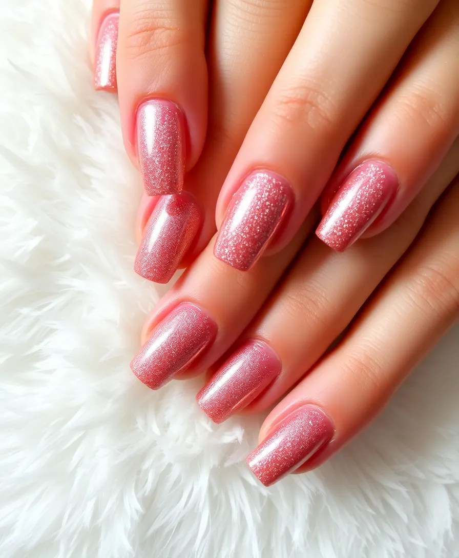 12 Chic New Year's Nails for Short Nails That Will Turn Heads! - 8. Shimmery Rose Gold